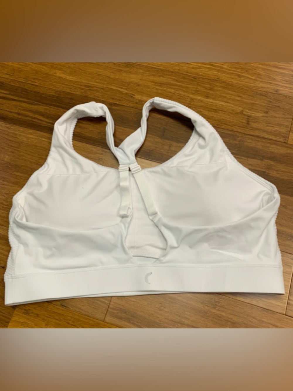 Women's White Racerback Performance Tank Top - Picture 2 of 3